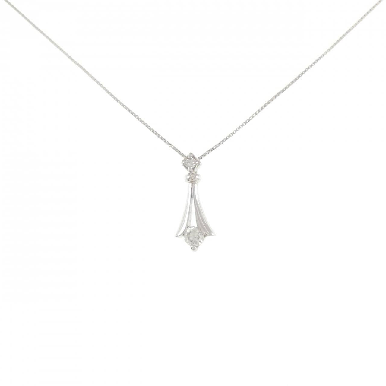 PT900/PT850 ダイヤモンド ネックレス 0.20CT