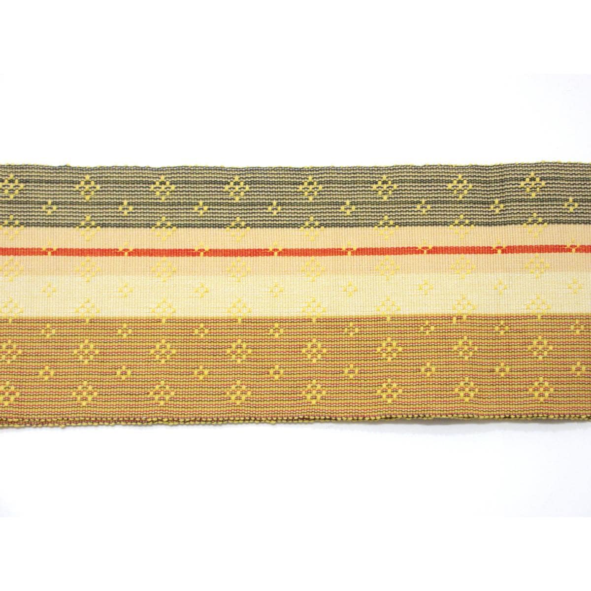 【新品】半幅帯　【南風原花織】