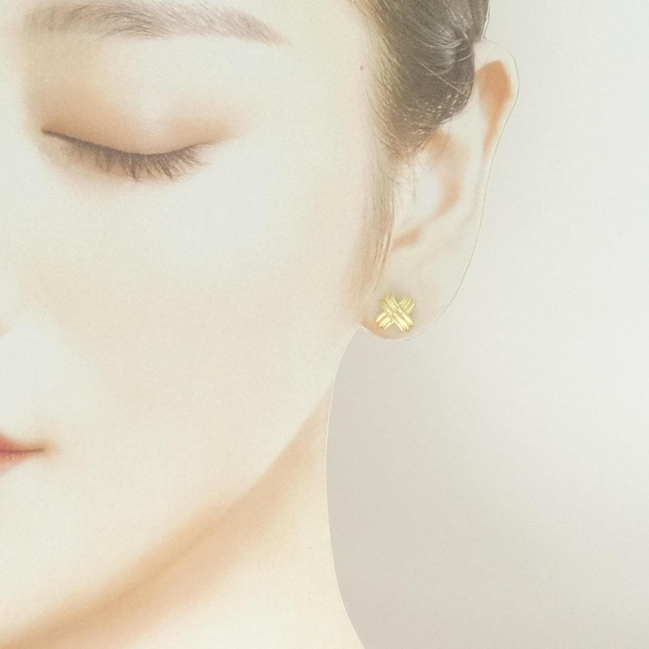 【ヴィンテージ】ティファニー シグネチャー ミニ ピアス