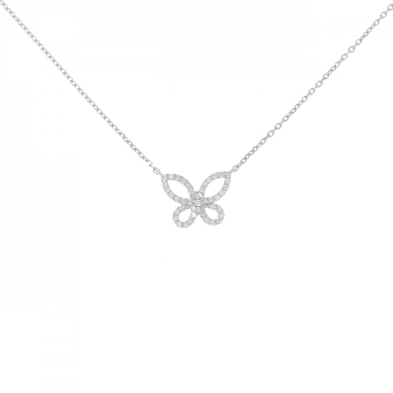 グラフ ミニ バタフライ シルエット ネックレス