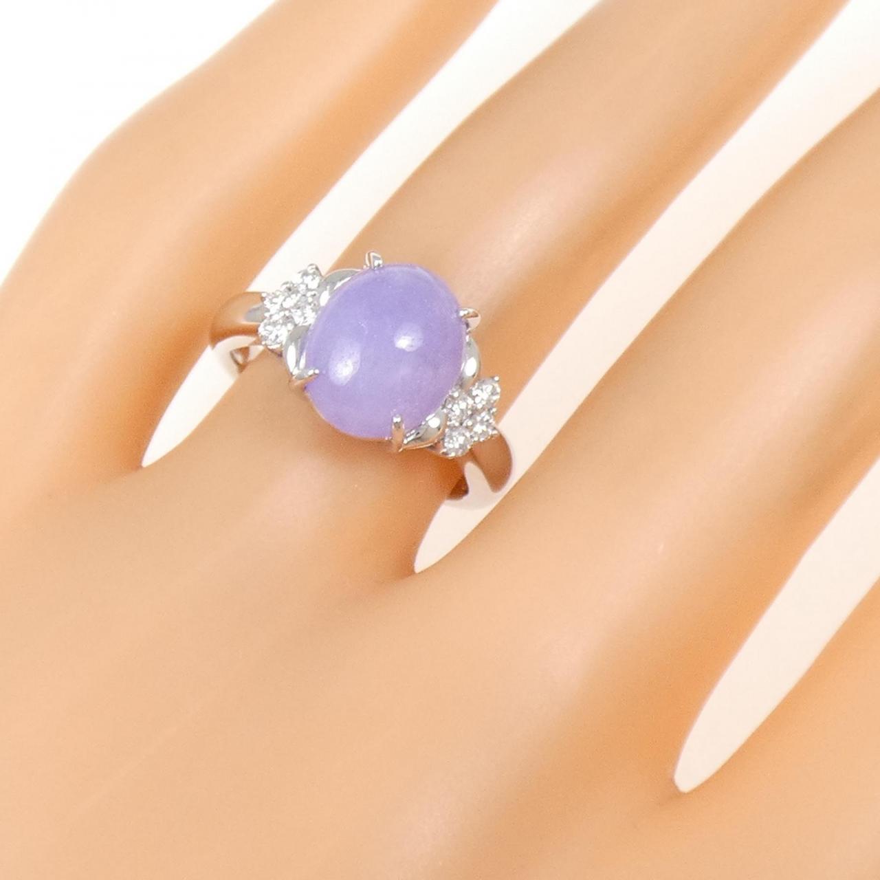 コメ兵｜K18WG ラベンダーヒスイ リング 4.00CT｜ジュエリー｜リング 
