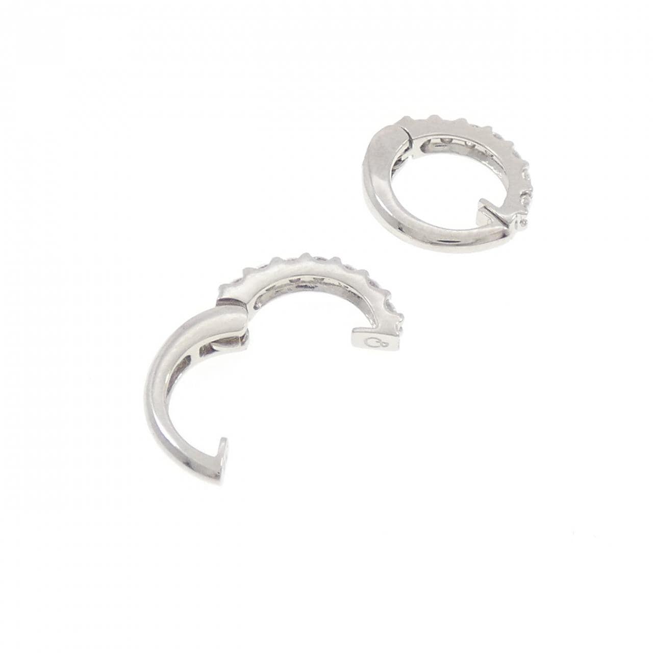 PT900 ダイヤモンド イヤリング 0.28CT