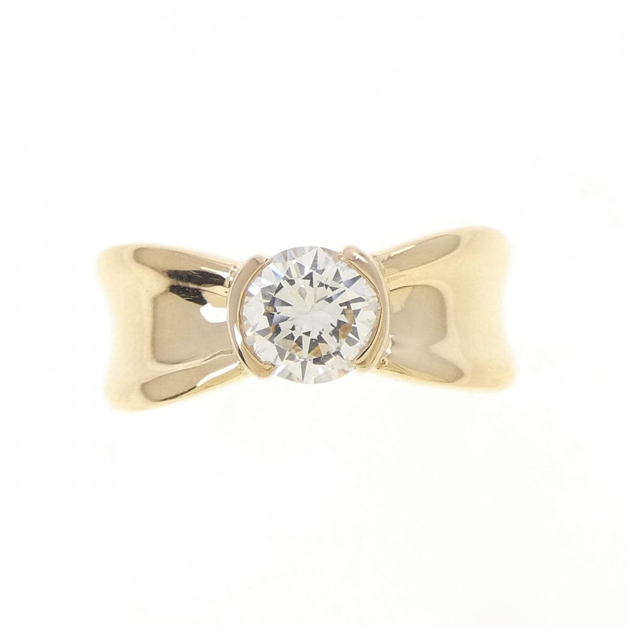 K18YG ダイヤモンド リング 0.67CT