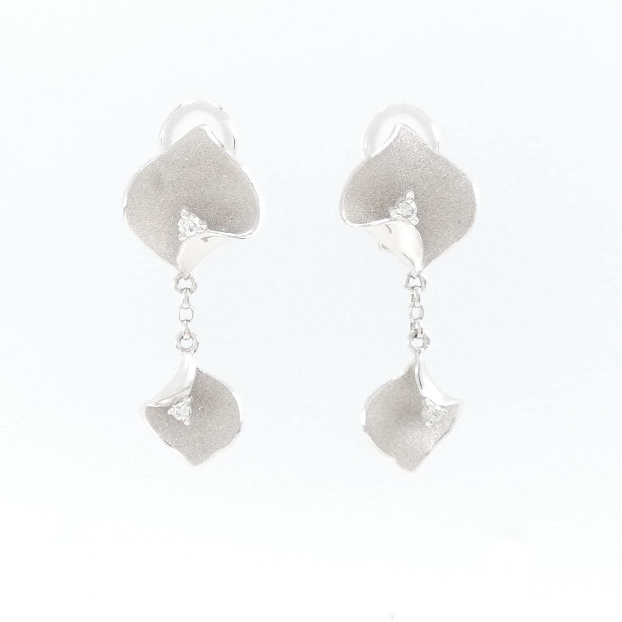 タムラシュンイチ ダイヤモンド イヤリング 0.10CT