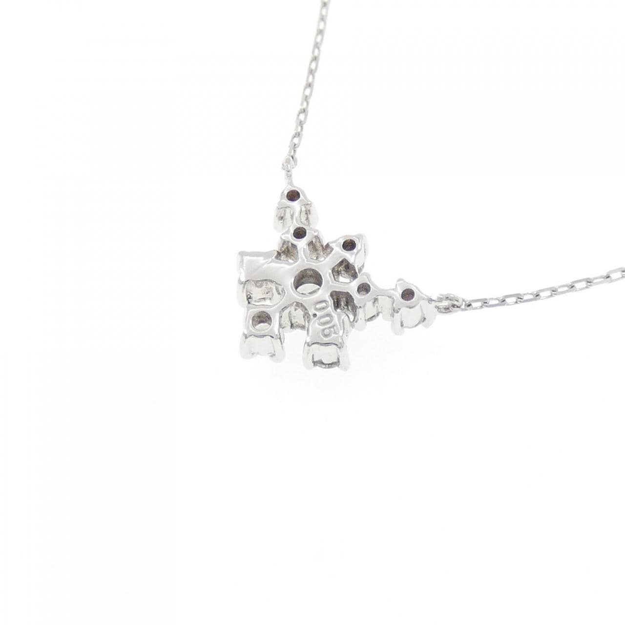 K10WG ダイヤモンド ネックレス 0.05CT