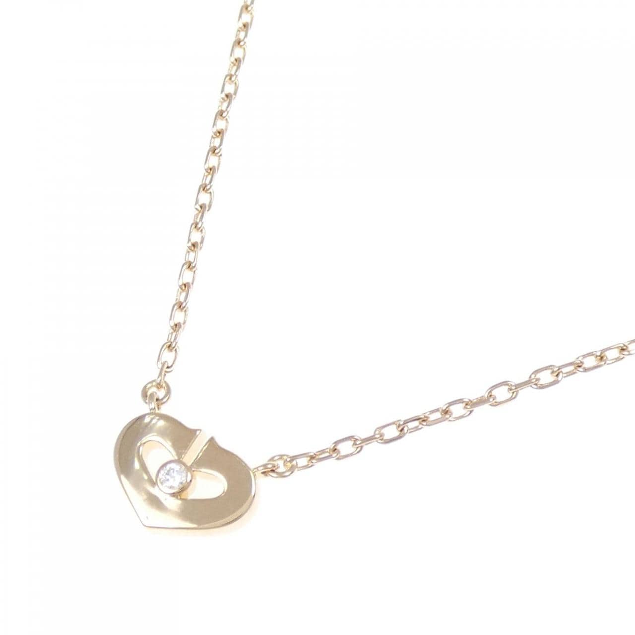 Cartier C heart小號項鍊