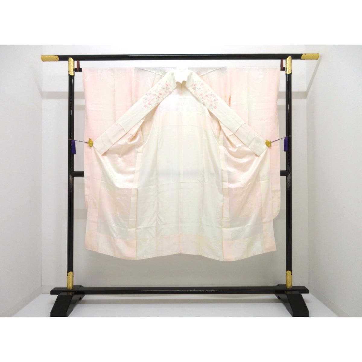 長襦袢　振袖　ボカシ染　広衿