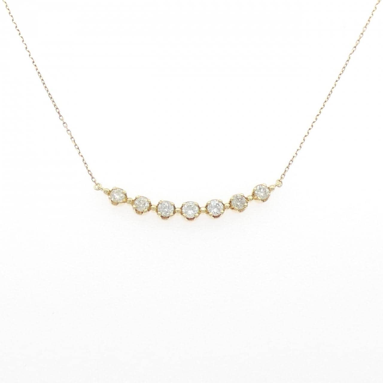 K18YG ダイヤモンド ネックレス 0.30CT