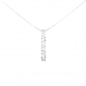 K18WG ダイヤモンド ネックレス 0.15CT