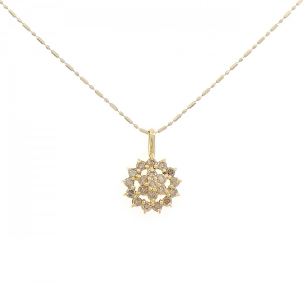 K18YG ダイヤモンド ネックレス 0.5CT
