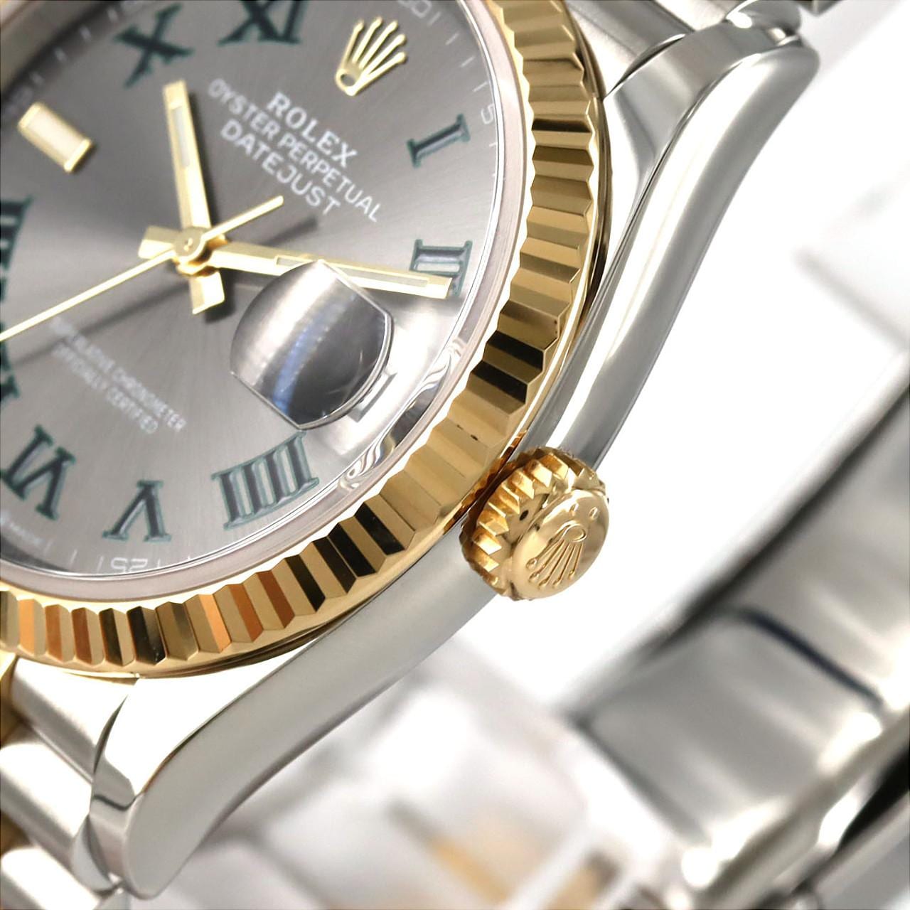 ロレックス デイトジャスト 126233 SSxYG 自動巻 ランダム番