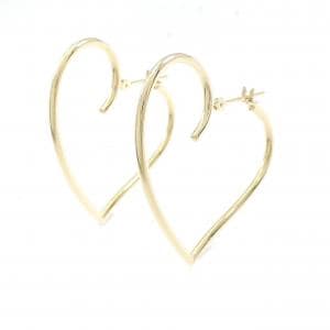 K18YG ハート ピアス