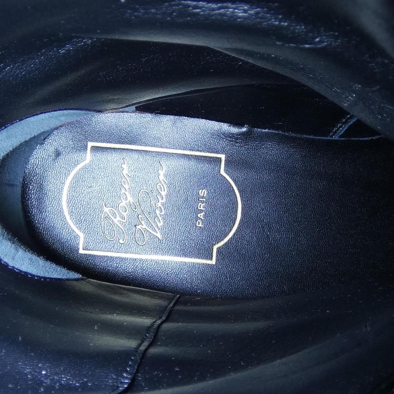 ロジェヴィヴィエ ROGER VIVIER ヴィヴ レンジャーストラス バックル ブーツ