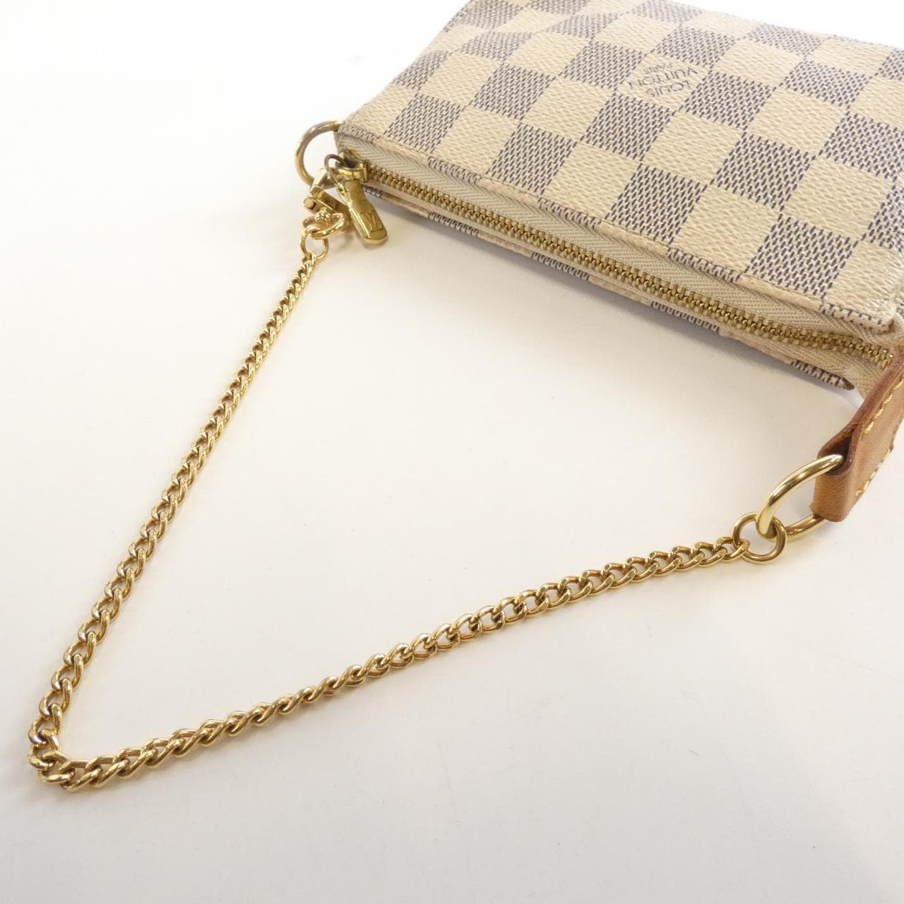 LOUIS VUITTON Damier Azur 迷你手拿包配件 N58010 配件袋