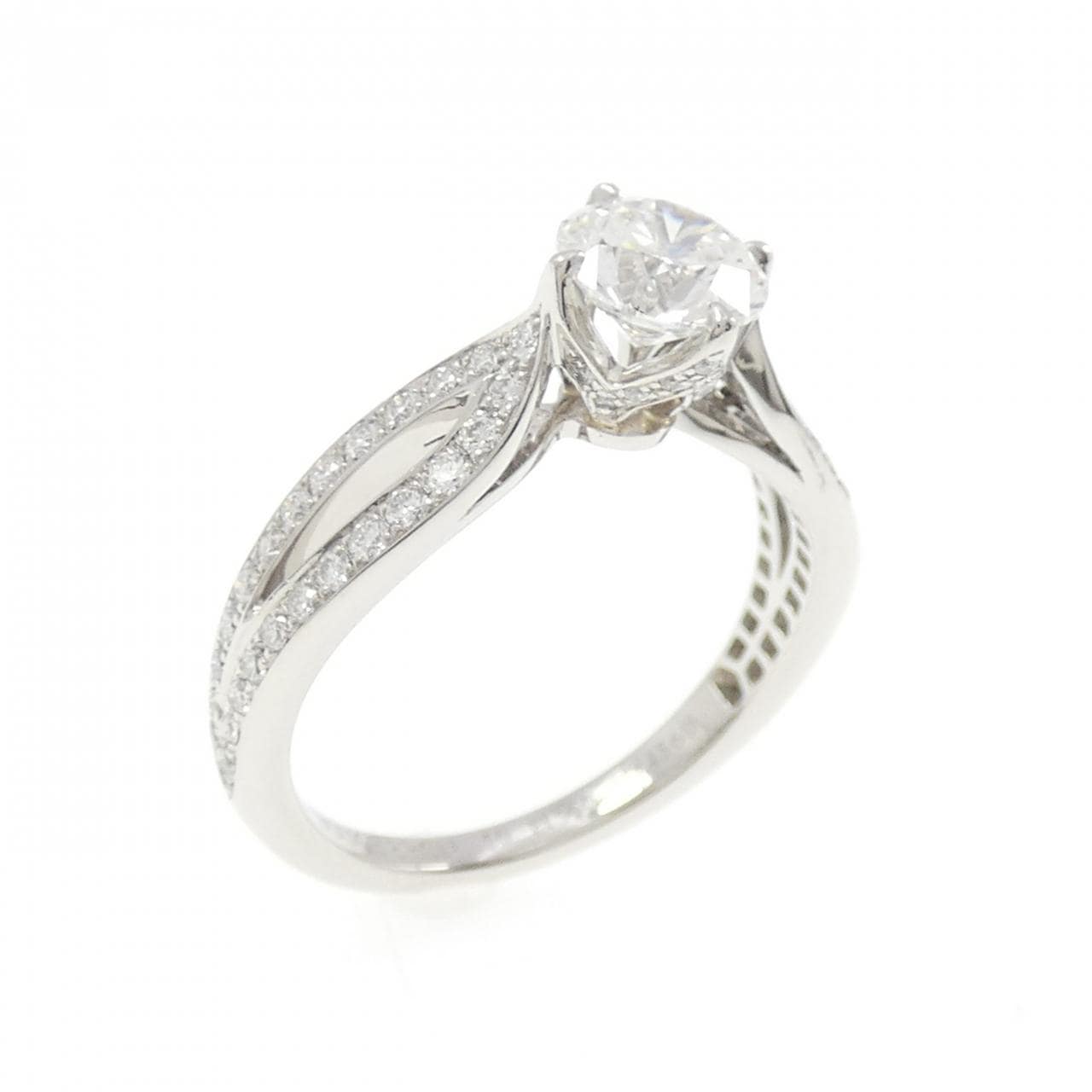 ブシュロン ポン ドゥ パリ リング 0.71CT F VVS2 3EXT