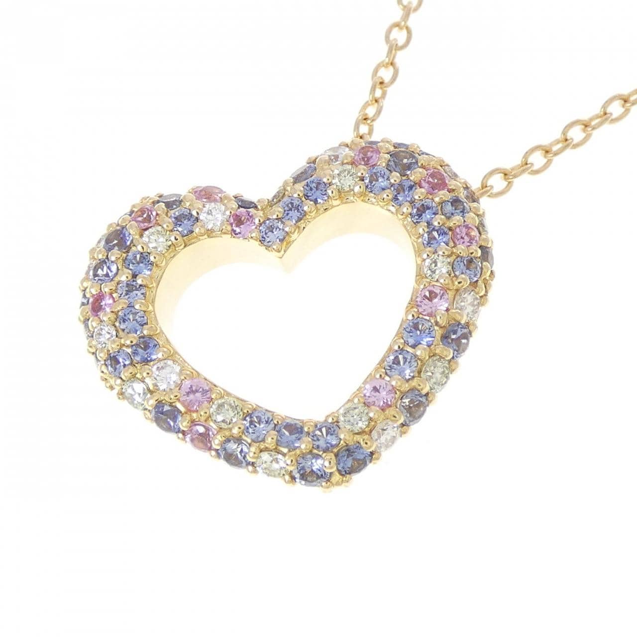 ポンテヴェキオ カラーストーン ネックレス 0.54CT