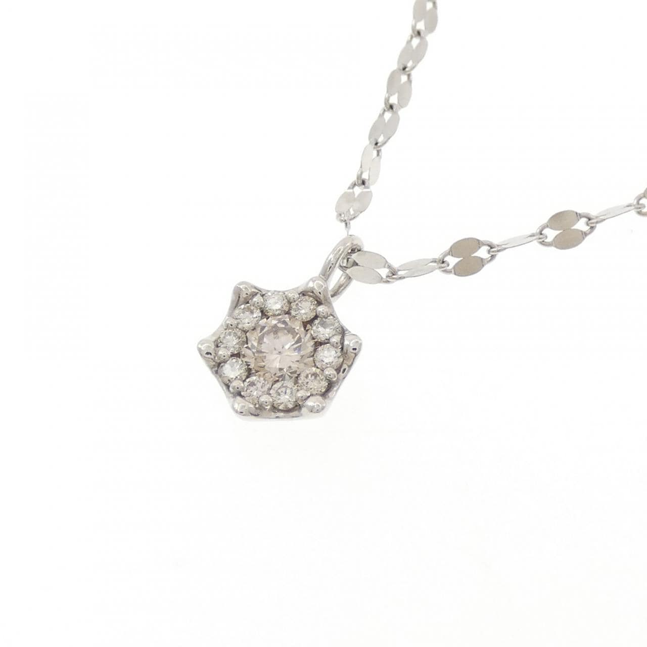 PT900/PT850 ダイヤモンド ネックレス 0.31CT