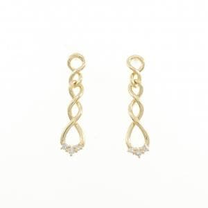 K18YG ダイヤモンド ピアス 0.10CT