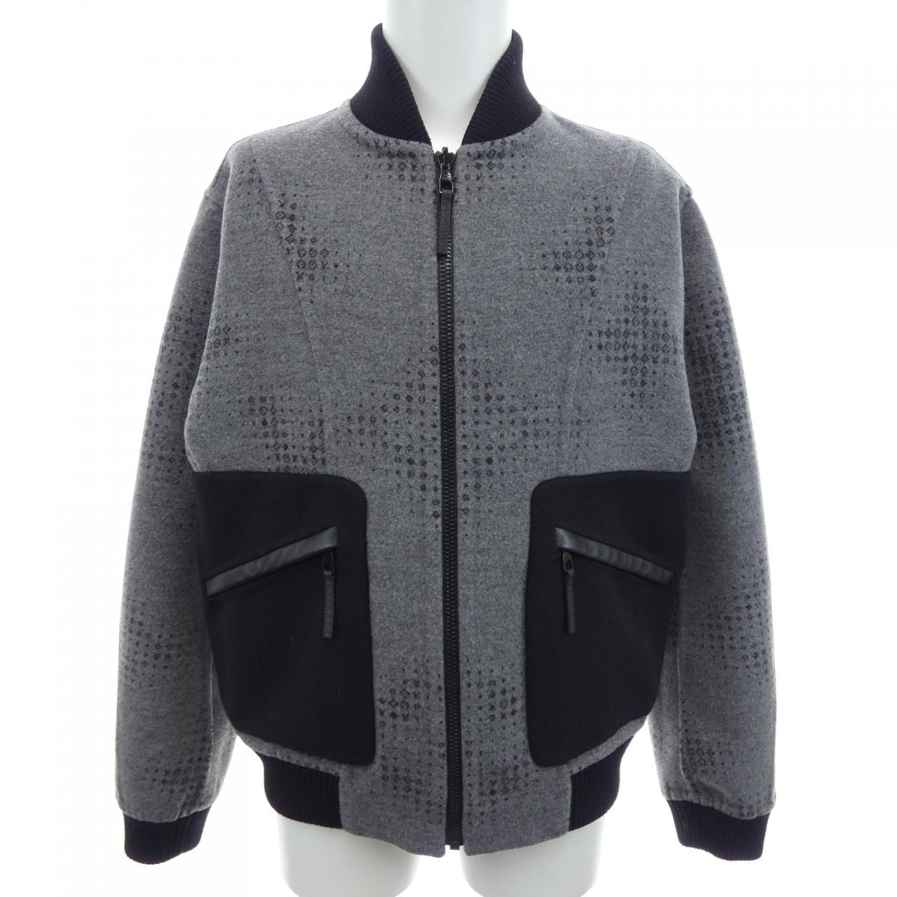 ルイヴィトン LOUIS VUITTON リバーシブルダブルフェイスウールシルクブレンドボンバー HRFB2EDIQ ブルゾン