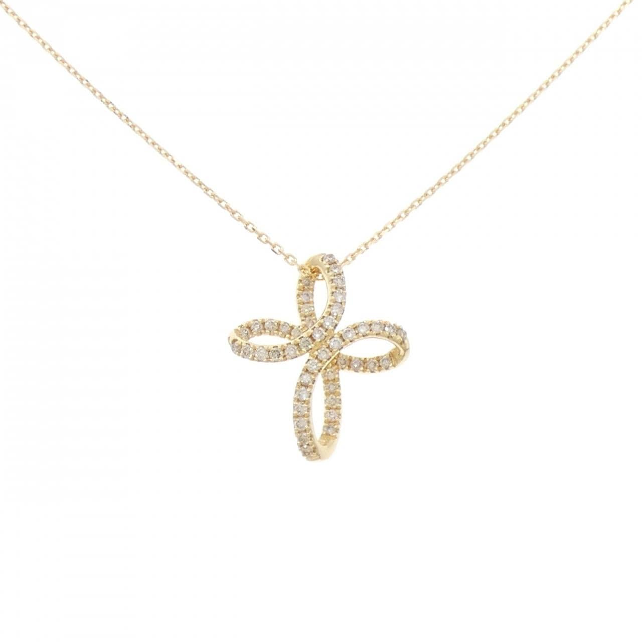 K18YG ダイヤモンド ネックレス 0.25CT