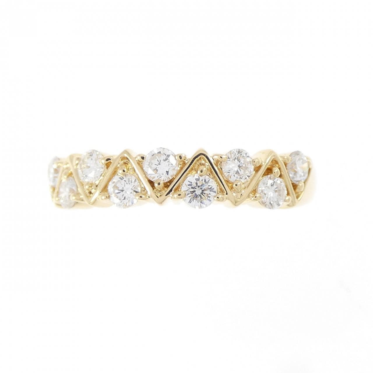 K18YG ダイヤモンド リング 0.44CT