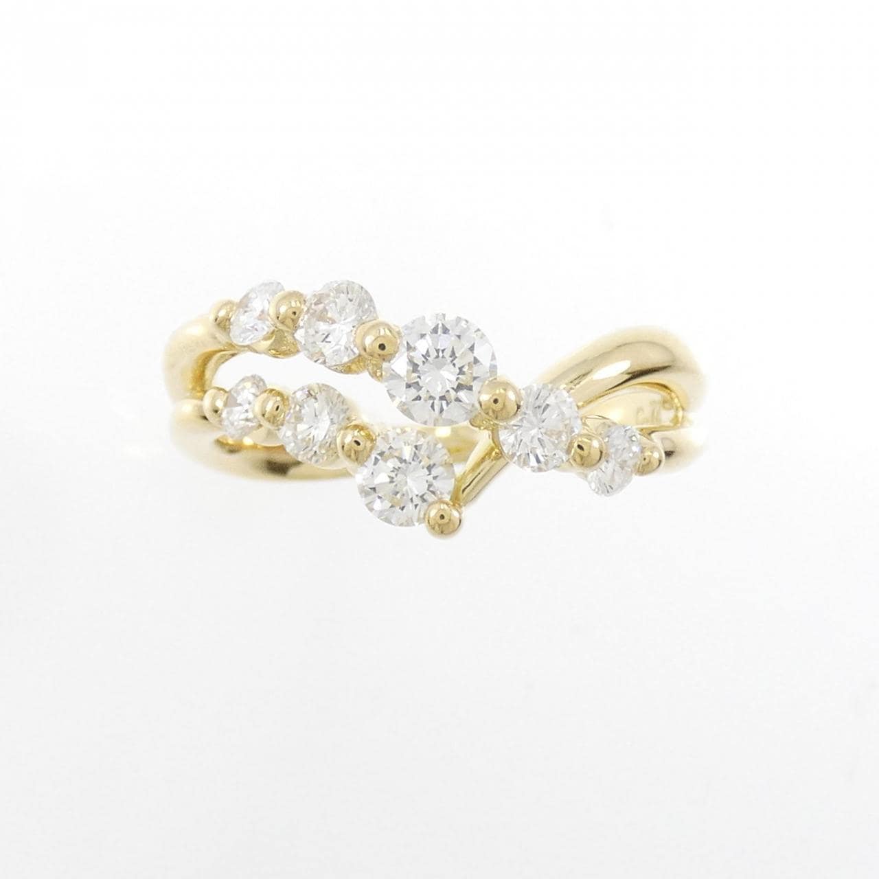 K18YG ダイヤモンド リング 0.72CT
