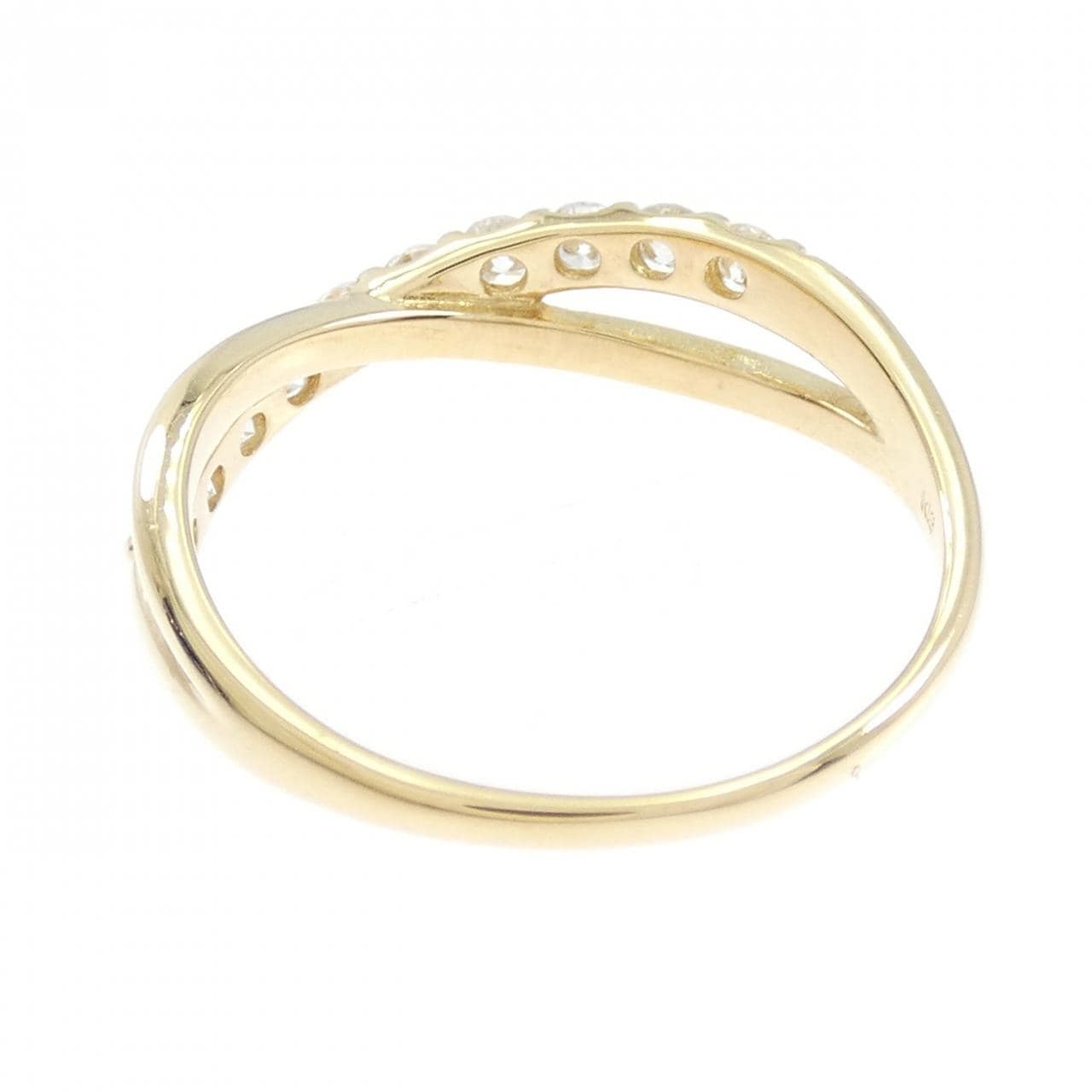 【リメイク】K18YG ダイヤモンド リング 0.30CT