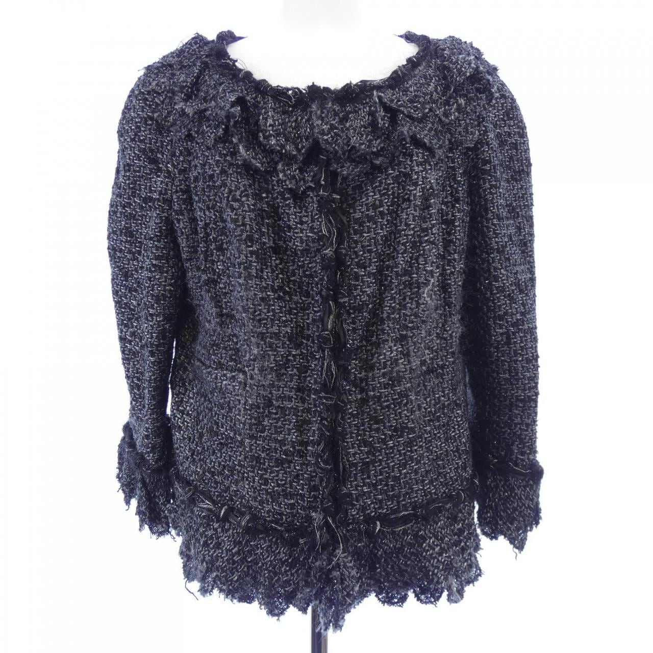 【ヴィンテージ】シャネル CHANEL P28902V18105 06A ノーカラージャケット