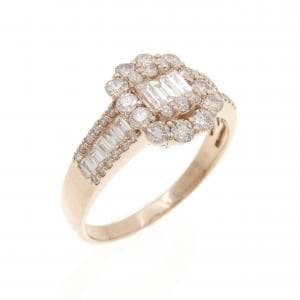 K18PG ダイヤモンド リング 1.00CT