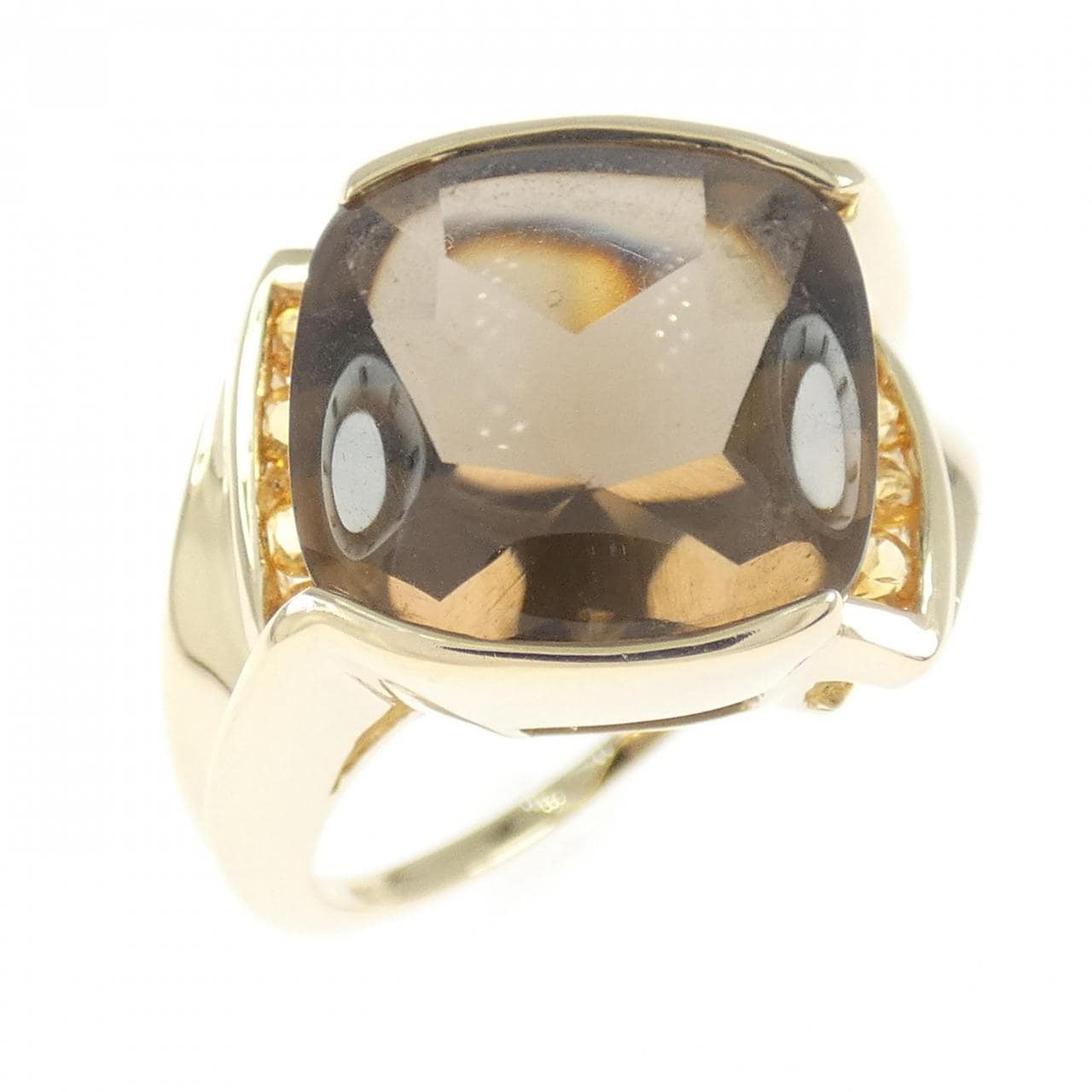 10KYG スモーキークオーツ リング