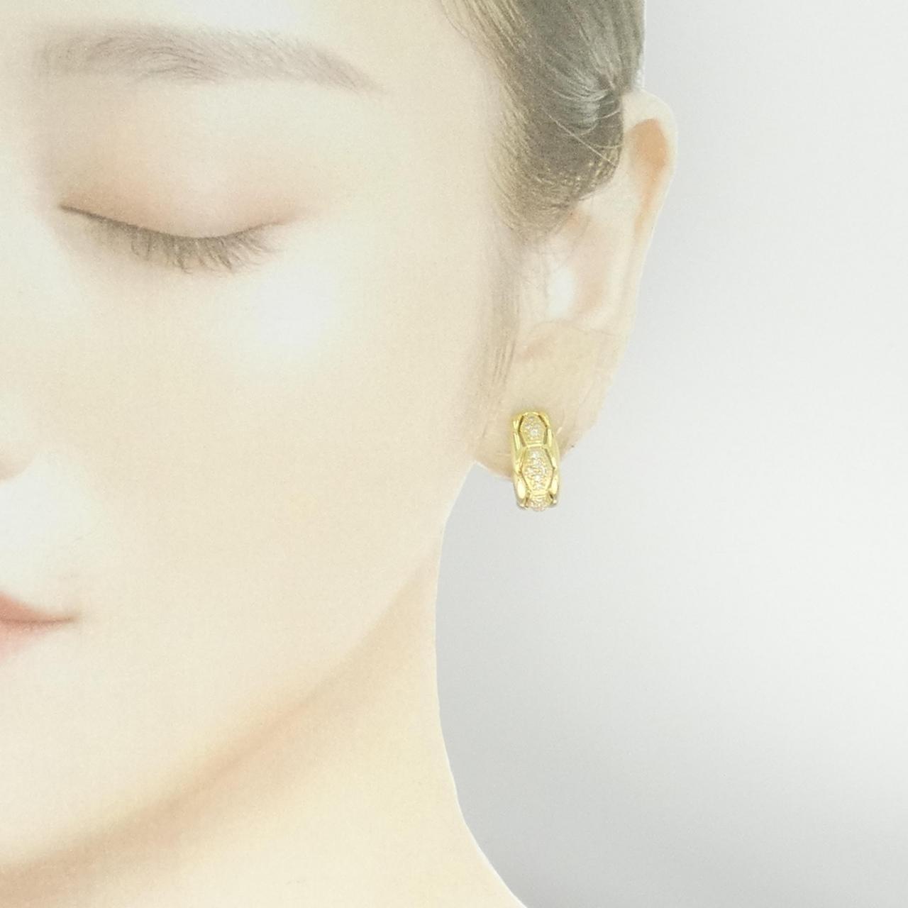 K18YG Diamond earrings/earrings 0.30CT