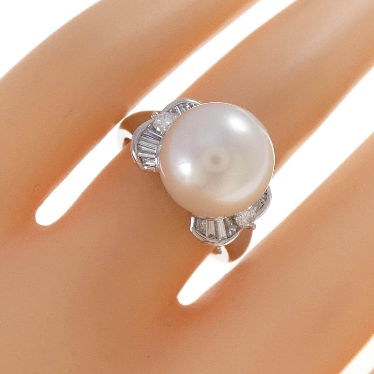 PT900 白蝶パール リング 11.2mm