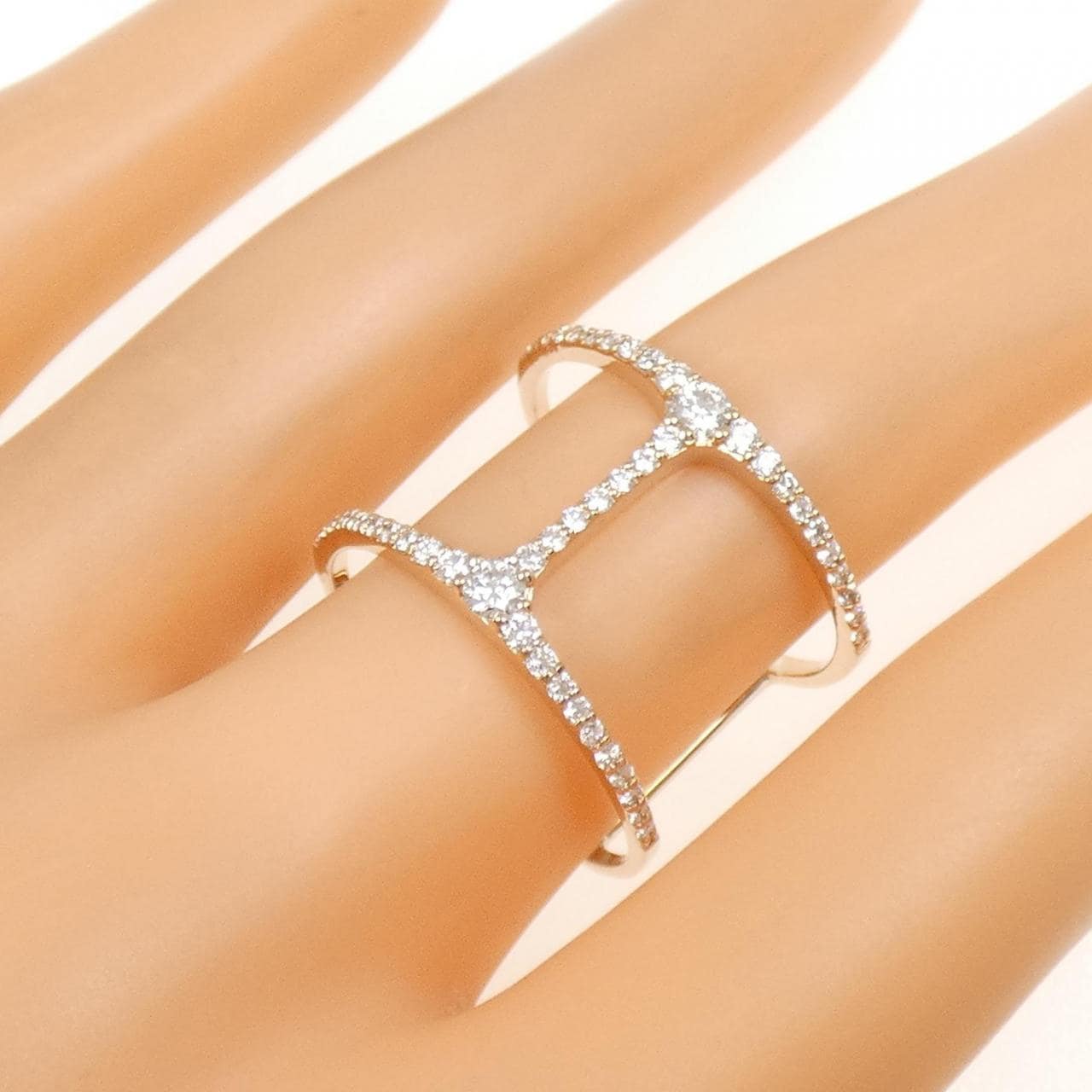 K18PG ダイヤモンド リング 0.50CT