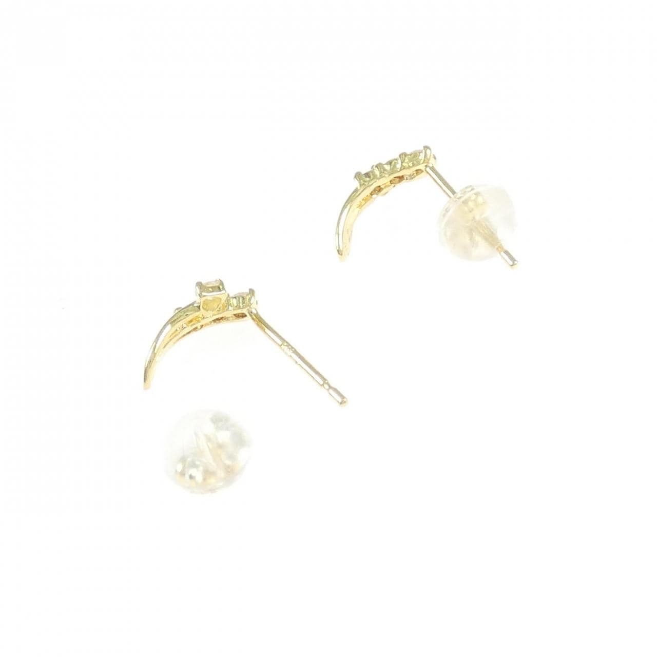 K18YG ダイヤモンド ピアス 0.16CT