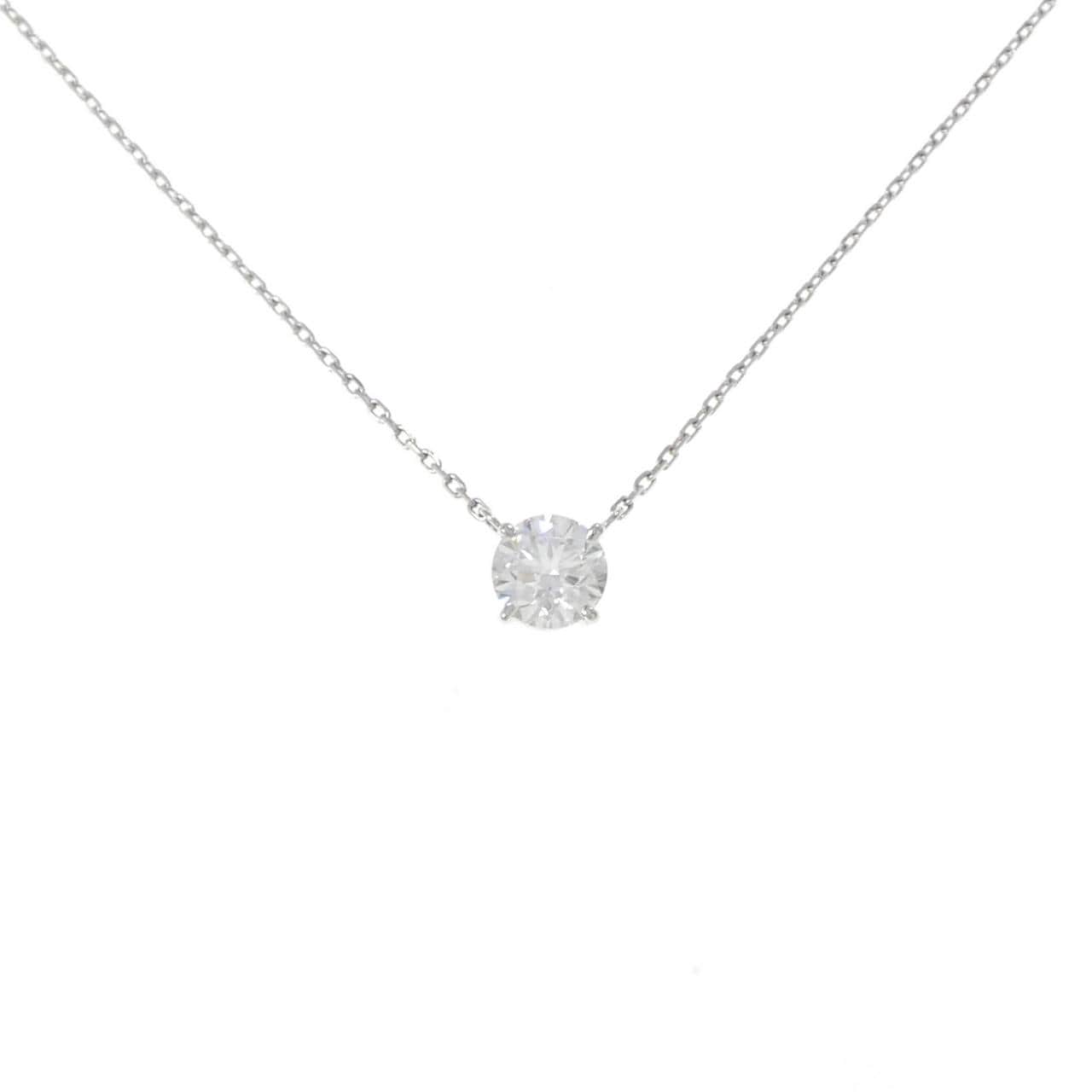 PT900/PT850 ダイヤモンド ネックレス 0.706CT F SI1 VG