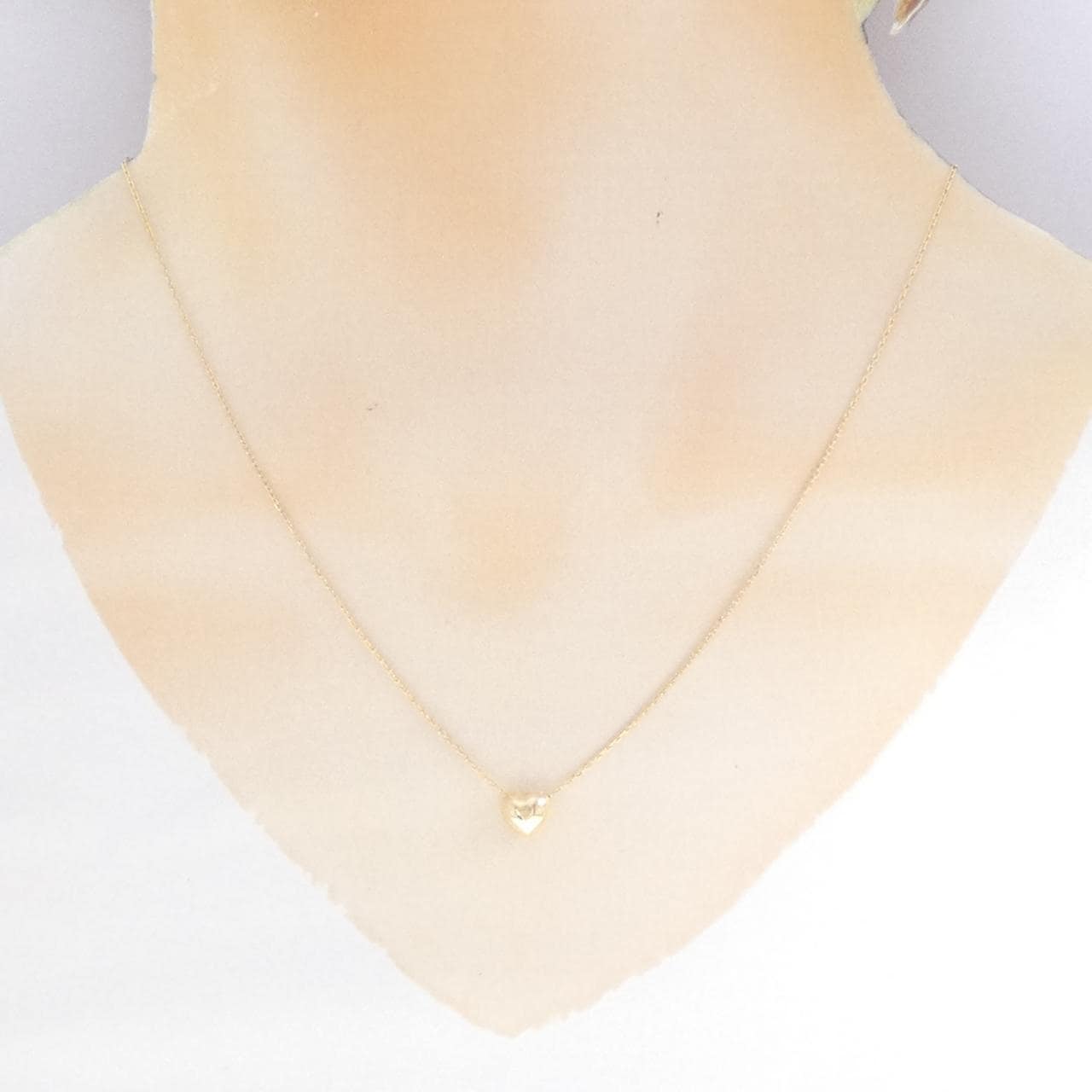 K18YG ハート ネックレス