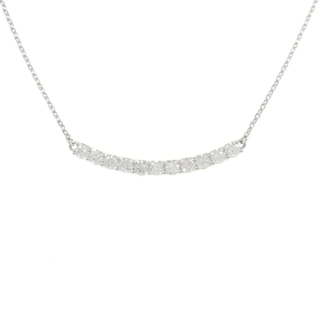 [BRAND NEW] PT Diamond Necklace 0.705CT