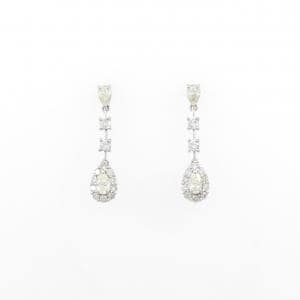【新品】PT900 ダイヤモンド ピアス 0.60CT