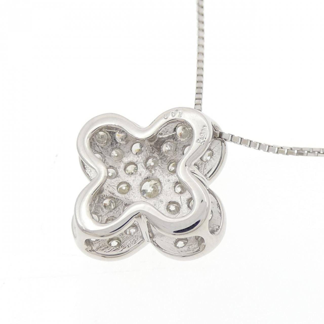 PT900/PT850 パヴェ ダイヤモンド ネックレス 1.00CT