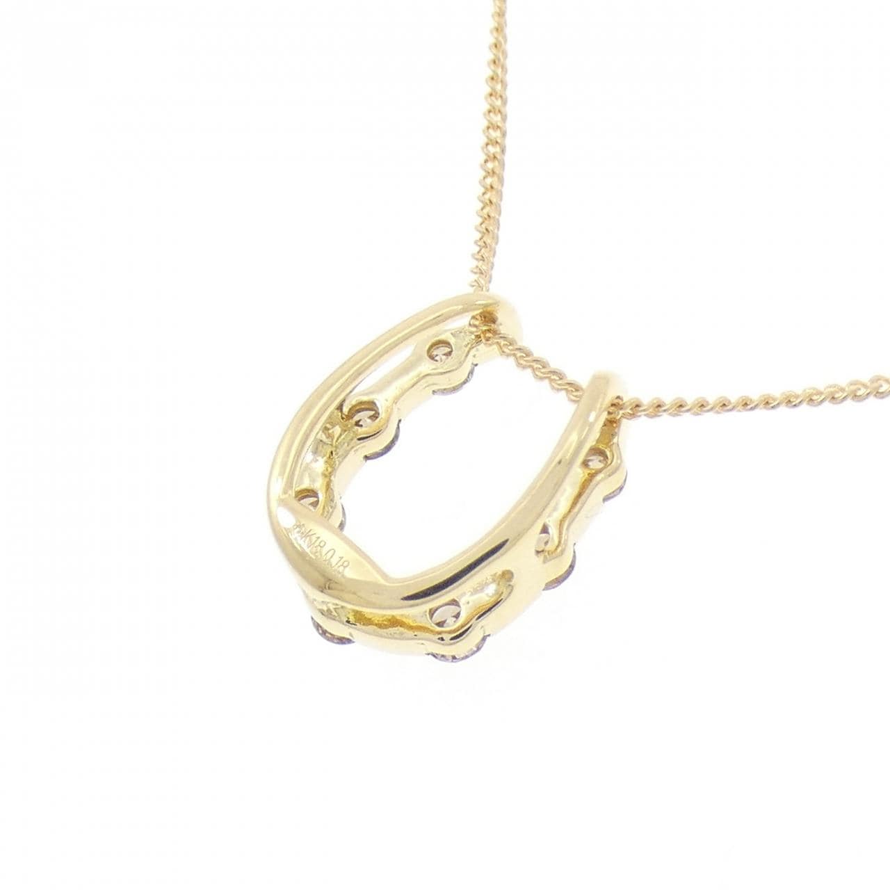 ジーエスティービー ダイヤモンド ネックレス 0.18CT