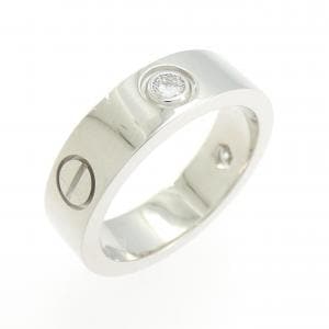 カルティエ ラブ ハーフダイヤ リング