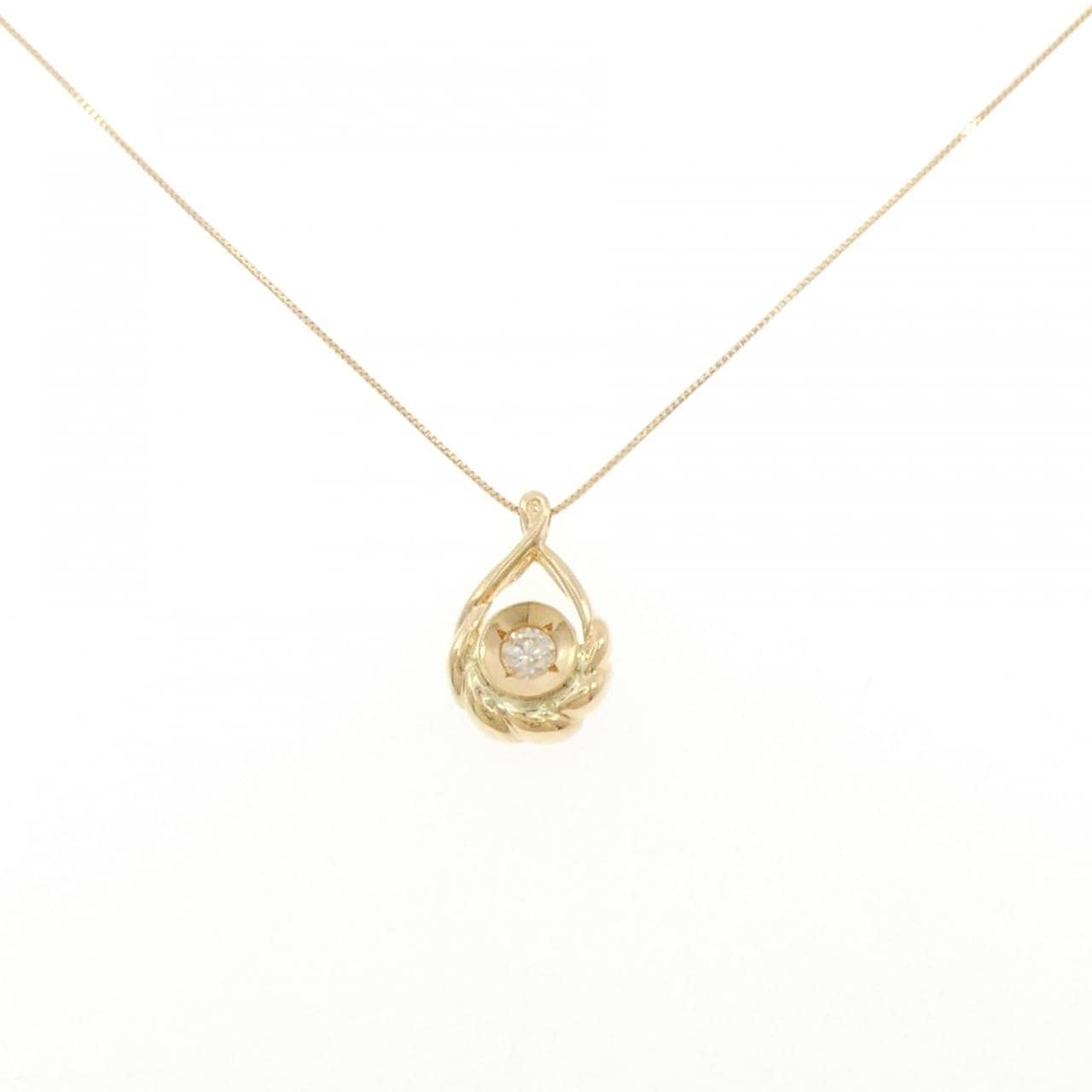 K18YG ダイヤモンド ネックレス 0.208CT