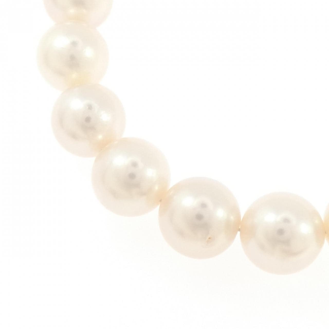 シルバークラスプ アコヤパール ネックレス 9-9.5mm