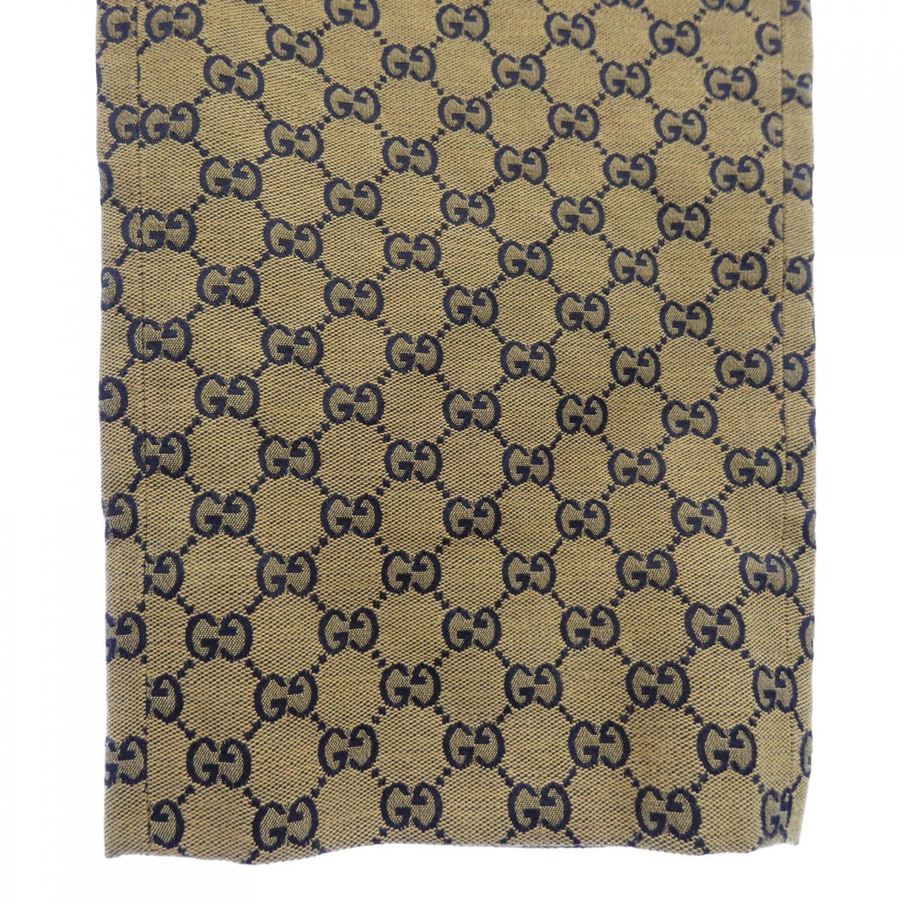 グッチ GUCCI レザーインターロッキングG付きGGキャンバスパンツ 658090 Z8AOV パンツ