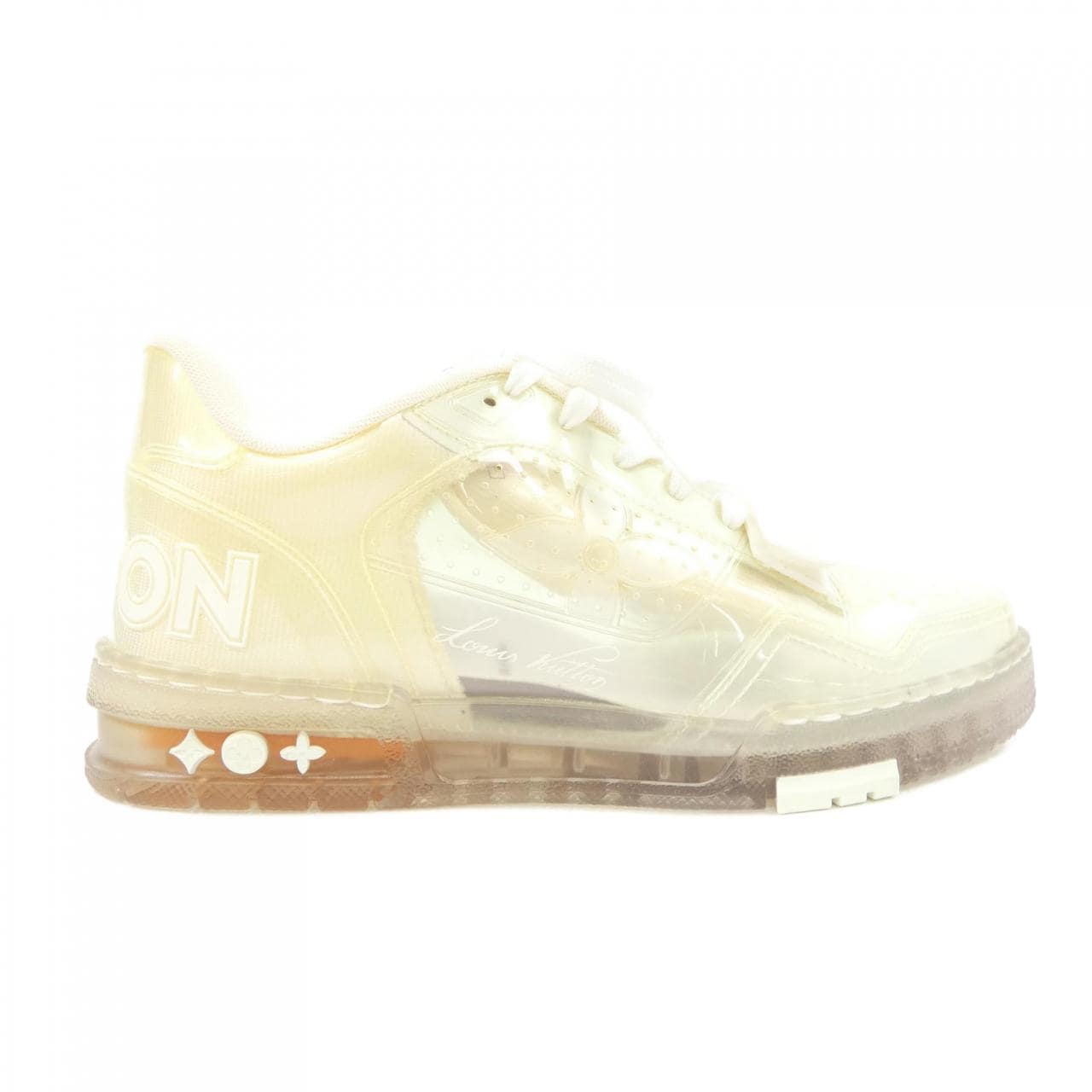 ルイヴィトン LOUIS VUITTON LVトレイナーライン クリア スニーカー