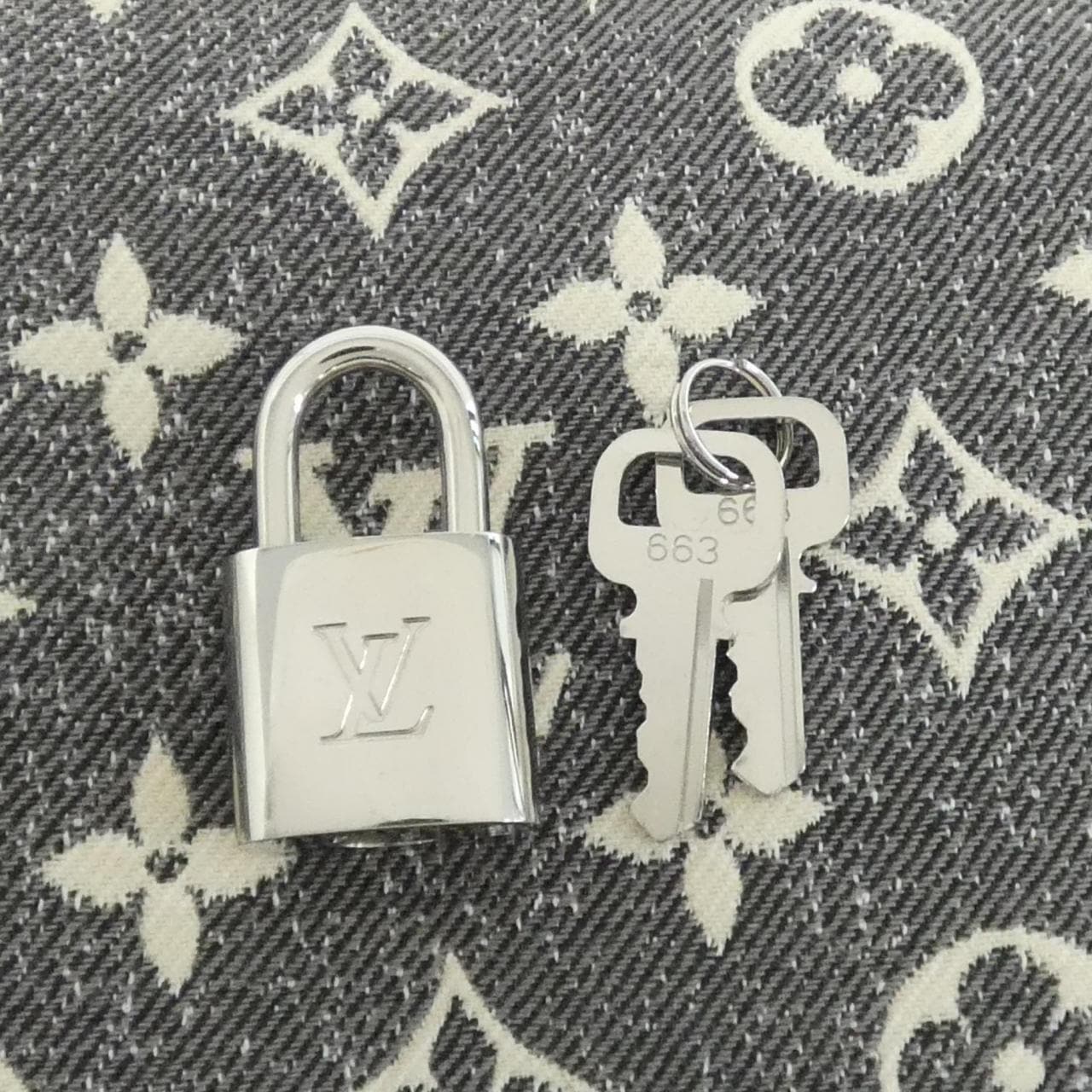 ルイヴィトン モノグラム ジャカード デニム スピーディ バンドリエール 25cm M21464 ボストンバッグ