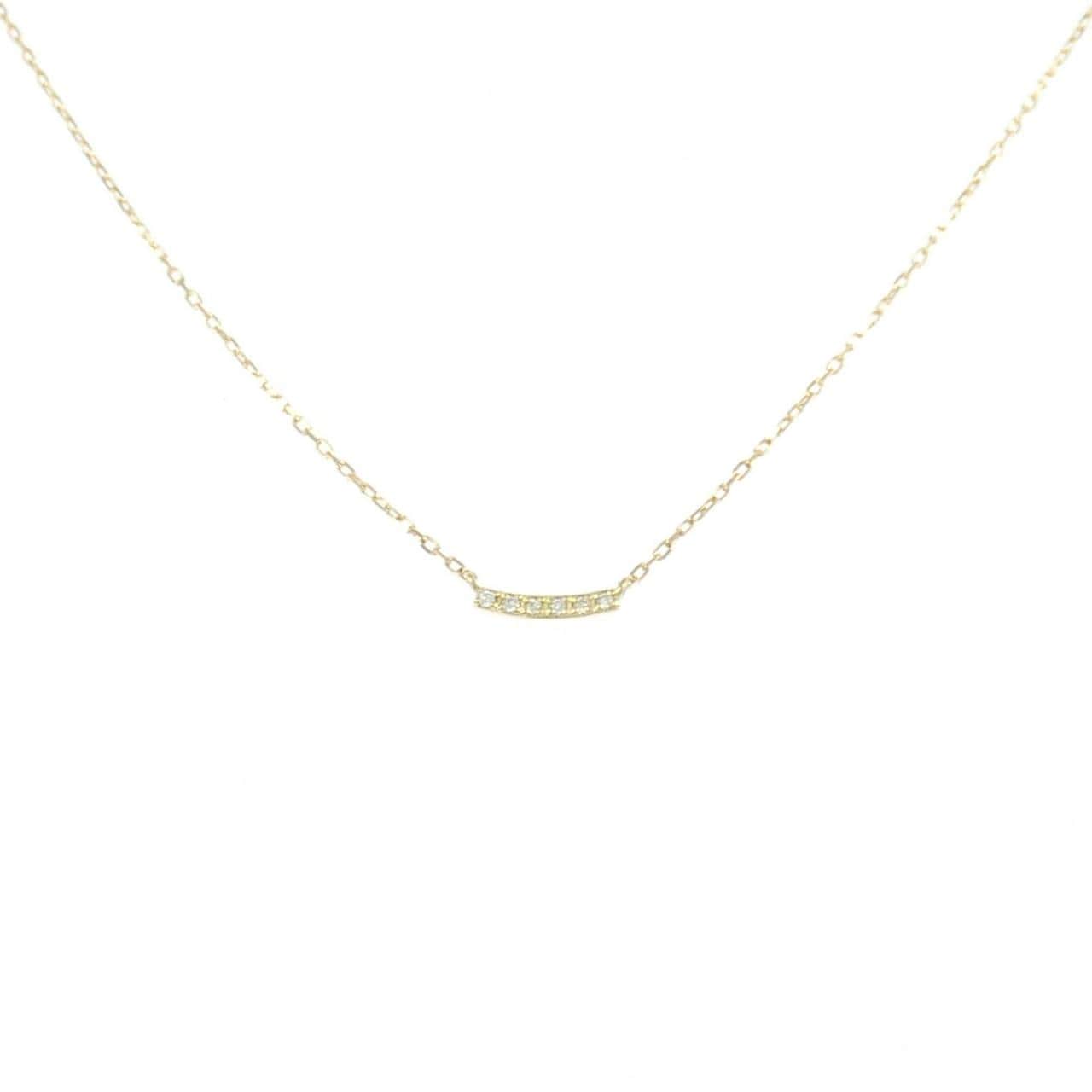 K18YG ダイヤモンド ネックレス 0.02CT