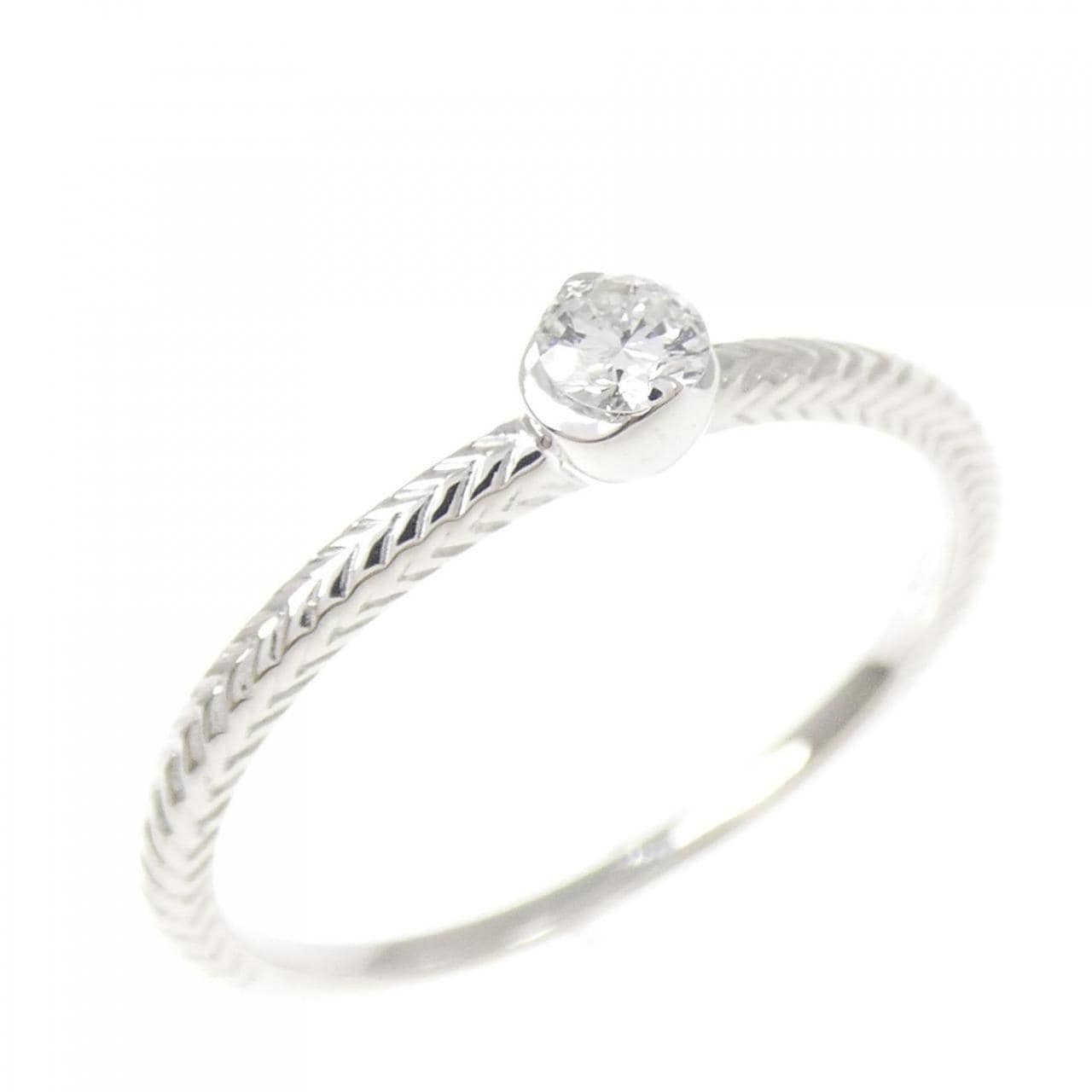 コメ兵｜K10WG ダイヤモンド リング 0.08CT｜ジュエリー｜リング