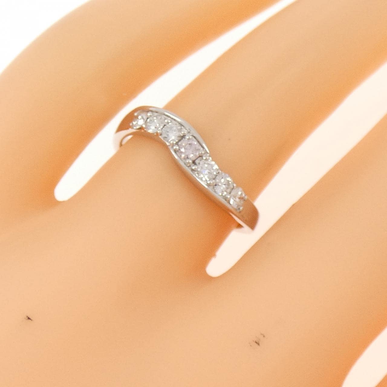 PT900 ピンクダイヤモンド リング 0.04CT