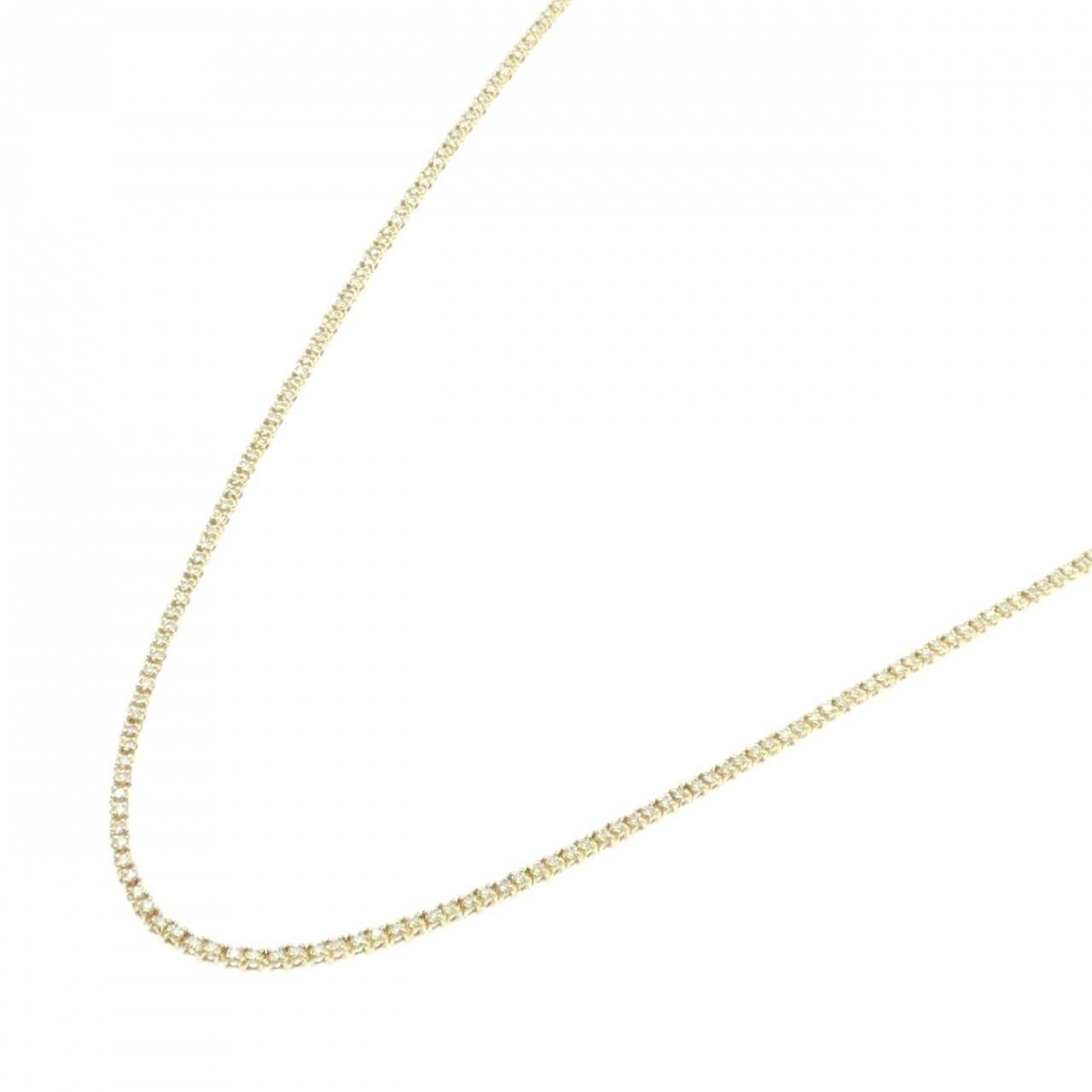 K18YG ダイヤモンド ネックレス 4.75CT